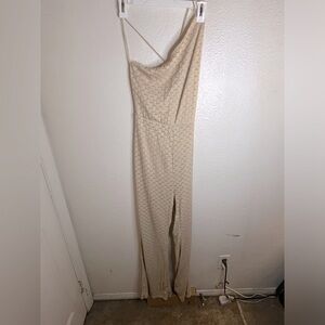 NWT SHEIN SXY Lace One Shoulder Jumpsuit